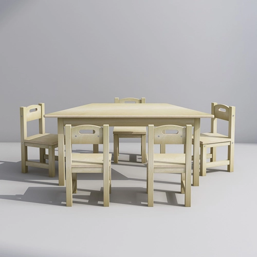 Trapezoid Shaped Desk