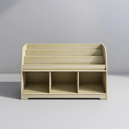 Kids Bookshelf with Versatile Storage Unit for Preschool Use