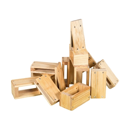 Montessori Wooden Blocks for Preschool and Kindergarten Use
