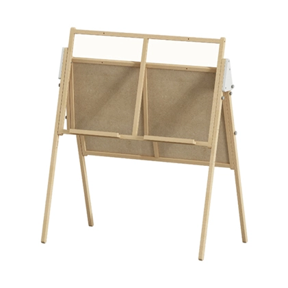Kinderqarten Easel with Magnetic White Black Board