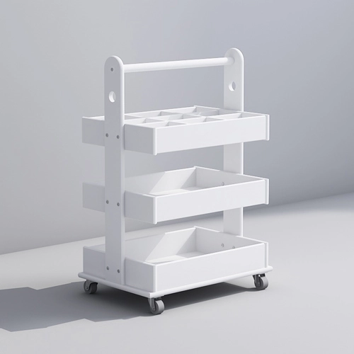 Craft Trolley On Wheels