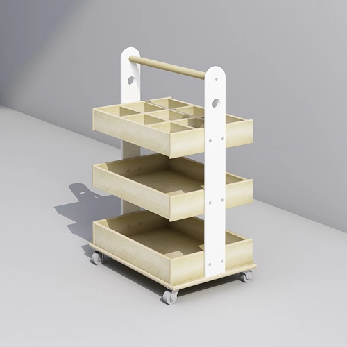 Wooden Art Trolley