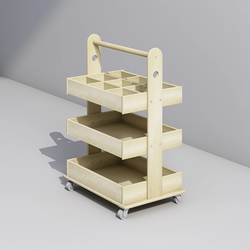 Wooden Craft Trolley